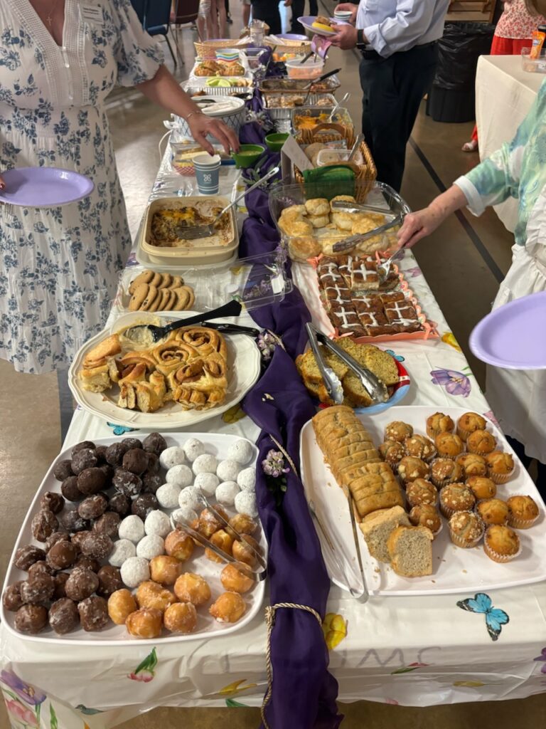 Easter brunch buffet