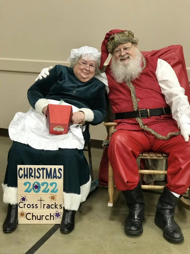 Santa at Cross Tracks Church